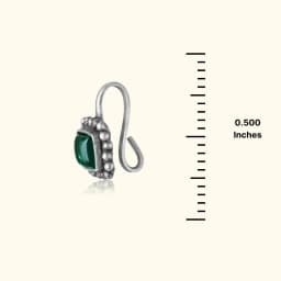 Emerald Orb Silver Press Nath