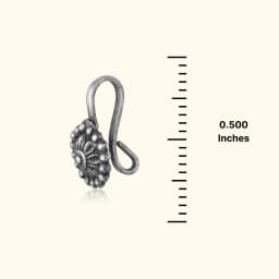Vintage Blossom Silver Press Nath
