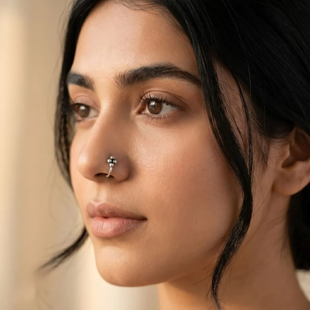 Silver Trika Press Nath