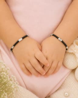 Minimalist Silver Baby Nazariya Bracelet