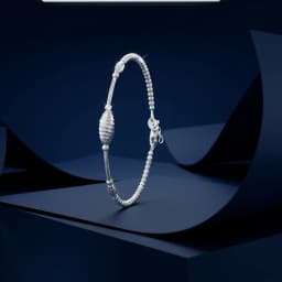 Serene Link Silver Bracelet