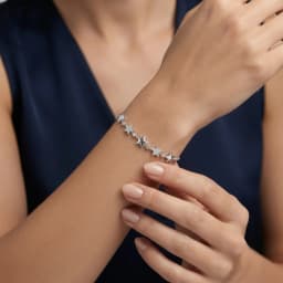 Star Cluster Silver Bracelet