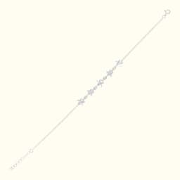 Star Cluster Silver Bracelet