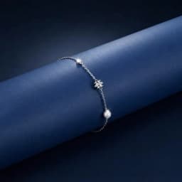 Pearl Accent Silver Bracelet