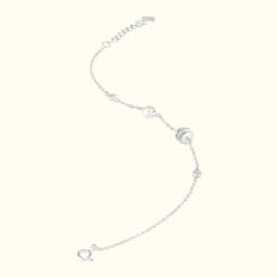 Pearl Accent Silver Bracelet
