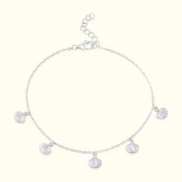 Shell Charm 92.5 Silver Bracelet