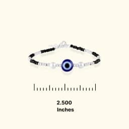 Evil Eye Silver Band-Bracelet