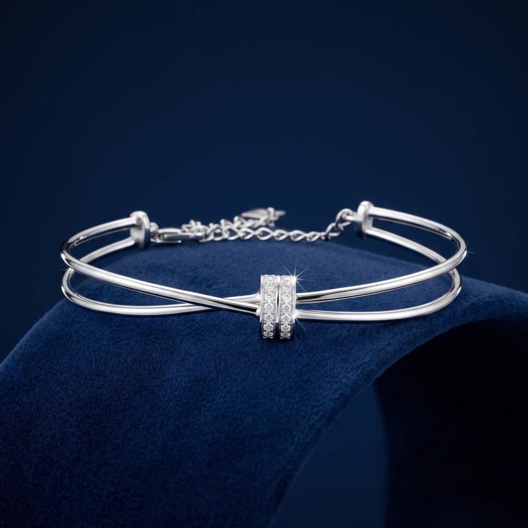 Astra Silver Kada-Bracelet