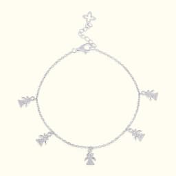 Serenity Charms Silver Bracelet