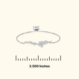 Radiant Butterfly Silver Bracelet