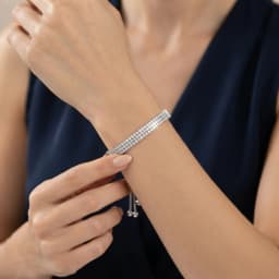 Luxe Triple Silver Bracelet