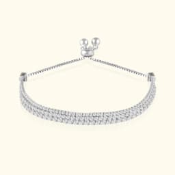Luxe Triple Silver Bracelet