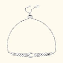 Classic Connections Silver Chain Bracelet.