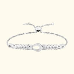 Classic Connections Silver Chain Bracelet.