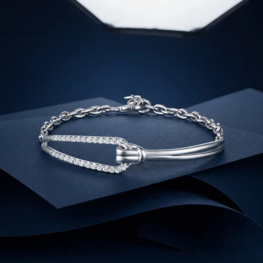 Sunset Sway Silver Bracelet