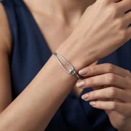 Sunset Sway Silver Bracelet