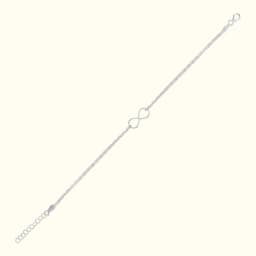 Silver Baby Infinity Bracelet