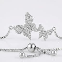 Baby Radiant Butterfly Silver Bracelet