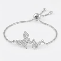 Baby Radiant Butterfly Silver Bracelet