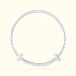 Little Star Silver Baby Bangles