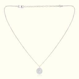 Sterling Silver Baby Footprint Chain