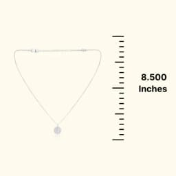 Sterling Silver Baby Footprint Chain