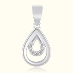 Silver Double Teardrop Locket