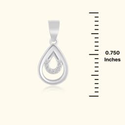 Silver Double Teardrop Locket