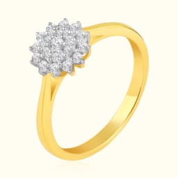 9CT Floral Ring