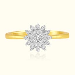 9CT Floral Ring