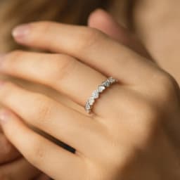 Sterling Silver Stackable Heart Ring