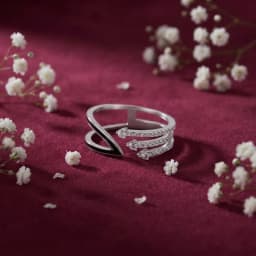 Silver Open-Shank Ring