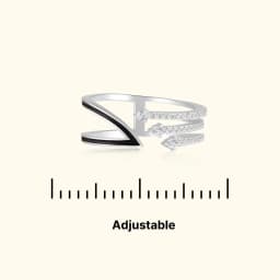 Silver Open-Shank Ring