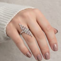 Silver Waves Ring