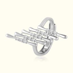 Silver Waves Ring
