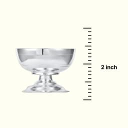 Pure Silver Tuploti Diya Pooja Set