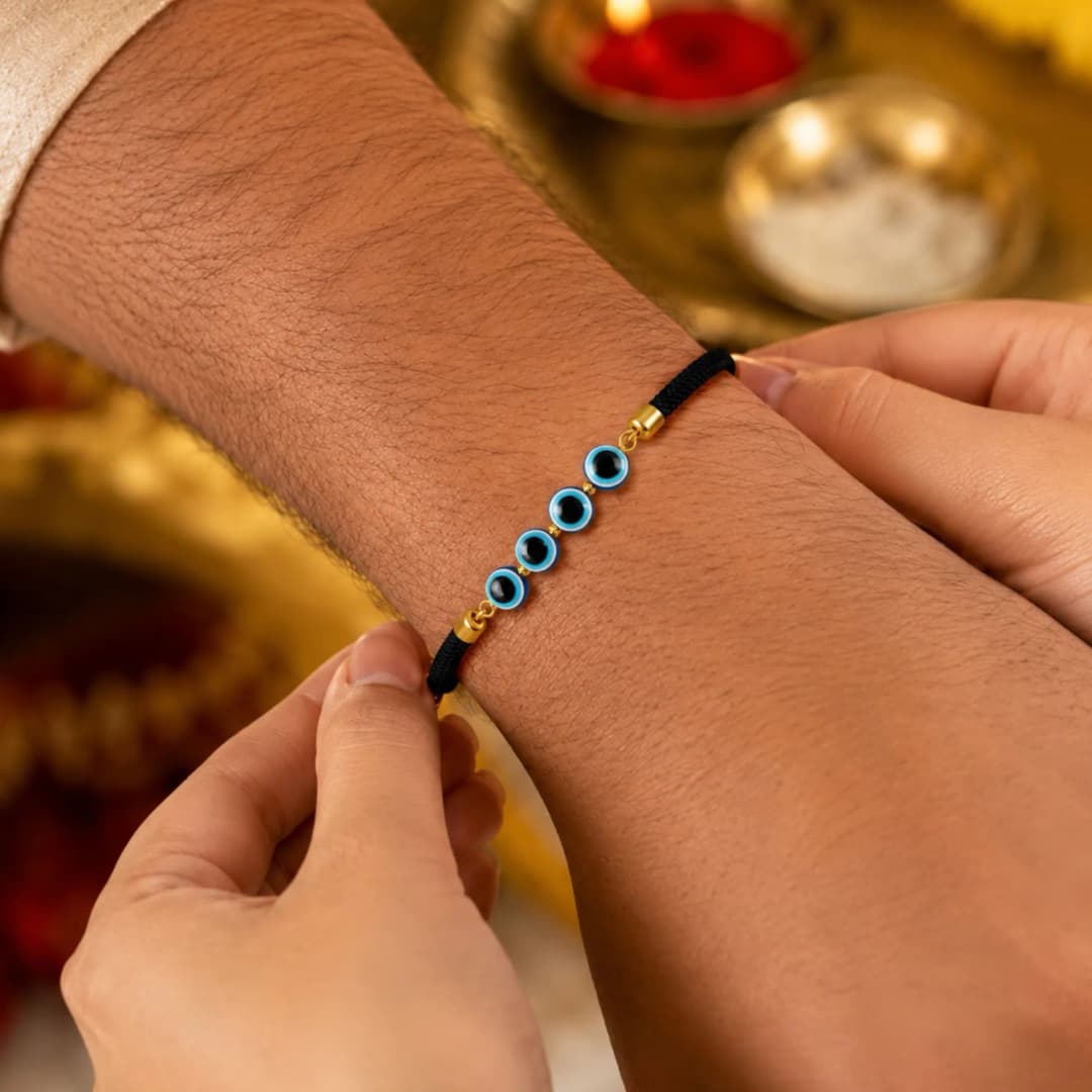 Evil Eye Gold Bracelet