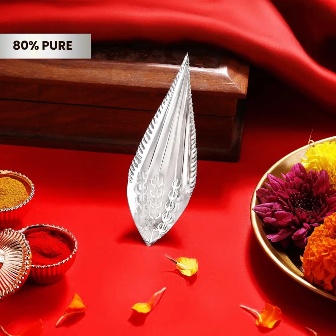 Exquisite Silver Kevda Pan