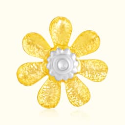 Sunehri Two-Tone Ganpati Flower