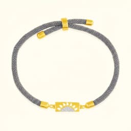 9CT Yellow Gold Sun Band Bracelet