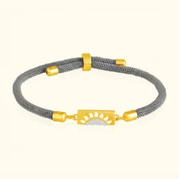 9CT Yellow Gold Sun Band Bracelet