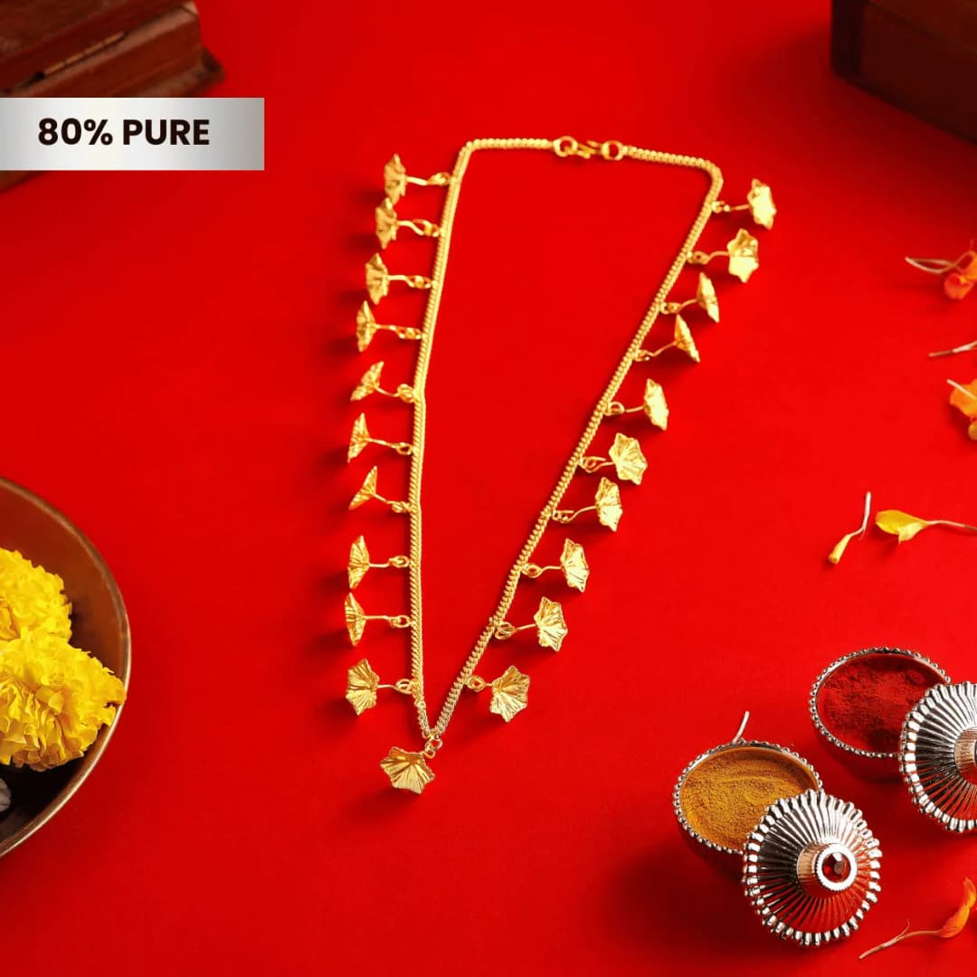 Special Ganpati Silver Haar