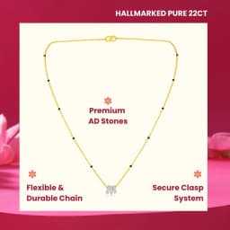 Kalpana Short Gold Mangalsutra
