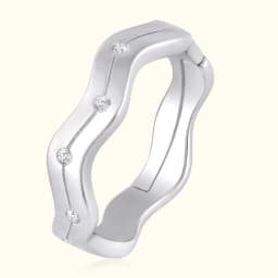 Silver Halo Ring