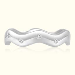 Silver Halo Ring