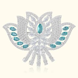 Silver Statement Brooch
