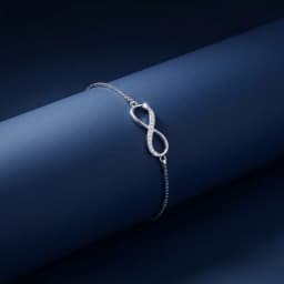 Infinity Silver Bond Bracelet
