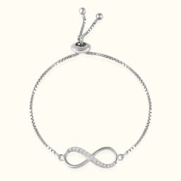 Infinity Silver Bond Bracelet