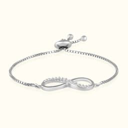 Infinity Silver Bond Bracelet