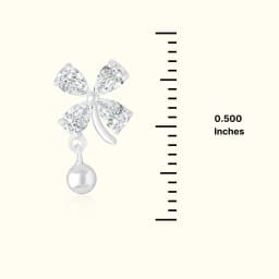 Silver Crystal CZ Earrings